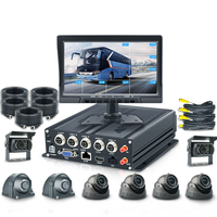 Ensemble de caméra MDVR mobile DVR de haute qualité 8 canaux 1080P avec 8 caméras 360 degrés universelles 8 canaux SD 4G GPS Solution MDVR
