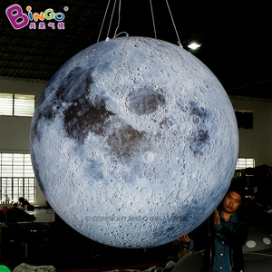 Globos de planetas inflables iluminados con publicidad, Bola de Luna inflable grande, Luna inflable gigante con Led - Product Image 2