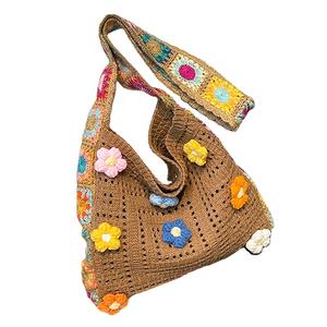 2025สตรีผ้าทอลายลูกไม้ถักกันน้ำ, สินค้าใหม่กระเป๋าโท้ทสะพายไหล่ทำจากมุกขนาดใหญ่ใส่ฤดูร้อน - Product Image 2