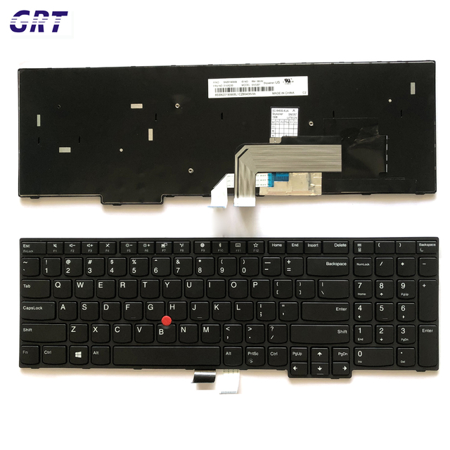 NEW US English Notebook Internal Keyboard for Lenovo Thinkpad E570 E570C E575 Laptop Keyboard Replacement OEM Factory Price Good