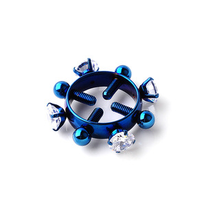 Anelli per Capezzoli Non Forati in Acciaio Chirurgico, Gioielli per il Corpo Senza <span class=keywords><strong>Piercing</strong></span> - Product Image 4