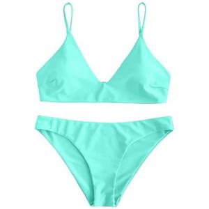 OUTPACE Meilleurs maillots de bain personnalisés pour femmes, ensemble 2 pièces avec imprimé rayé et animal, maillots de bain de haute qualité pour filles - Product Image 1