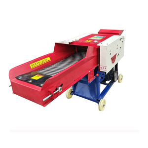 Chaff Cutter 220V Single Phase Electric Steel Feed Processing <b>Machine</b> For Straw Corn Stalks Cattle Sheep Farming - Product Image 3