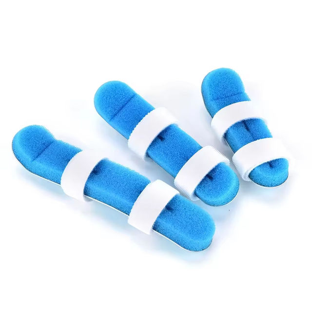 Fingers Braces Sleeve Soft Immobilizer Hand Splint Support Ring Reusable Index Broken Stabilizer Metal Finger Splints Protector