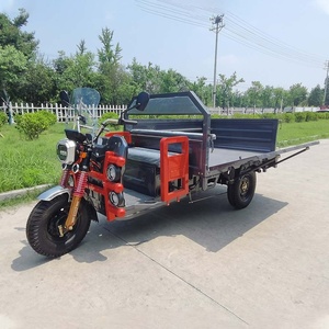 Battery Operated Black Adult All Terrain 1 Ton Large <b>Loading</b> 60V Mountain Tricycle 1000Kg Three Wheels - Product Image 3