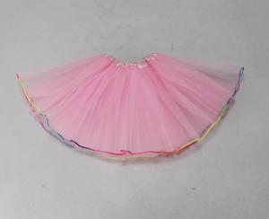 Jupe <span class=keywords><strong>tutu</strong></span> <span class=keywords><strong>pour</strong></span> filles en gros dernière conception <span class=keywords><strong>pas</strong></span> <span class=keywords><strong>cher</strong></span> jupe en <span class=keywords><strong>tulle</strong></span> <span class=keywords><strong>pour</strong></span> enfants avec ruban arc-en-ciel - Product Image 4