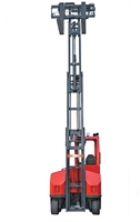 Chariot élévateur à palettes à conduite assise, hauteur de levage de 6 m, chariot élévateur à fourche électrique multidirectionnel à 360 degrés, contrepoids