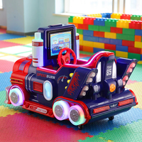 Manège interactif à monnayeur pour enfants, voiture de dessin animé à bascule, équipement de divertissement pour centre commercial, aire de jeux, salle d'arcade - Vente chaude