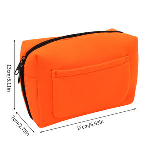 Vente en gros 2025 pochette étanche en néoprène personnalisée trousse de maquillage trousse à cosmétiques trousse d'accessoires de toilette sac cadeaux souvenirs - Product Image 4