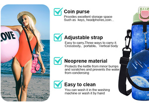 Enfriador de botellas personalizado, bolsa más audaz, bolsa de transporte de botellas de agua Tritan estándar, bolsa de neopreno para botella de agua - Product Image 5