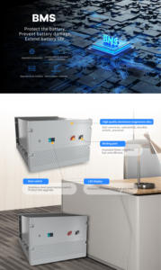 แบตเตอรี่ลิเธียมไอออน BCT-UU 48V250ah สีน้ำเงิน คาร์บอน Lifepo4 แบตเตอรี่ลิเธียมไอออน 12v 24V 48V 100ah 200ah 250ah 300ah - Product Image 4
