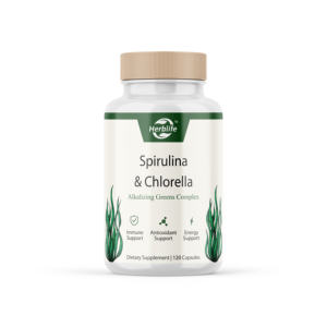 Cápsulas de Espirulina y Chlorella 3000mg, Venta Caliente OEM/ODM, Apoya el Sistema Inmunológico y Antioxidantes, Vitaminas Veganas y Proteínas - Product Image 1