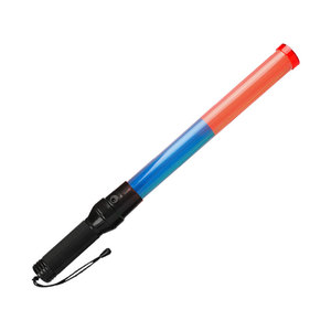 Bâton de signalisation magnétique rechargeable multifonctionnel avec lumière d'avertissement LED blanche sur le dessus, en matériau PC - Product Image 1