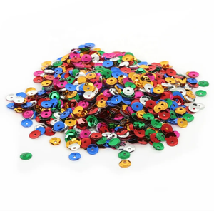 6mm Laser cup Vòng sequin PVC tấm lỏng sequin phẳng trình tự Confetti paillettes cho <span class=keywords><strong>Diy</strong></span> Craft trang trí - Product Image 4