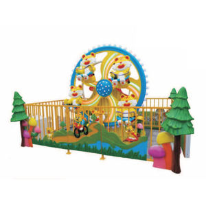 Mini carrusel pequeño para niños, portavelas de Frp, carrusel de animales - Product Image 1