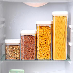 Vente flash <span class=keywords><strong>METKA</strong></span>, 36 pièces, contenants de stockage multifonctionnels carrés, qualité alimentaire, PET + silicone, étanches à l'air, scellés sous vide pour animaux de compagnie, de qualité supérieure - Product Image 1