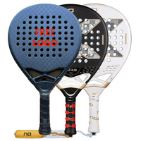 Raquette de paddle-tennis de plage en fibre de carbone, raquette légère, padel, noyau en EVA de 38 mm, sport padel