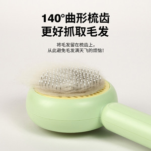 Peigne de massage pour animaux de compagnie, outil de toilettage avec aiguilles en acier inoxydable pour chiens et chats - Product Image 3