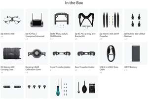 NUEVO Dron Matrice 400 con LiDAR, Radar MmWave y Sensores de Visión Ojo de Pez para Baja Luminosidad, Sistema de Dron Industrial UAV M400 RTK en Stock - Product Image 6