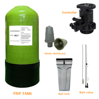 Sistem Filter Air Seluruh Rumah dengan Garam Pelembut Air Manual Magnetik untuk Rumah Tangga, Bahan PE