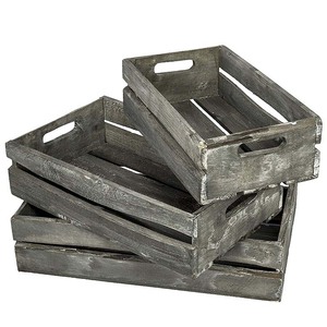 Wholesale Home Multipurpose Wooden Crate wooden crates for fruit
