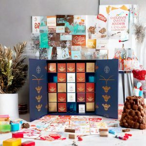 Calendario personalizzato per il conto alla rovescia del cioccolato Ramadan con calendario dell'avvento per bambini scatole rigide con timbratura e stampa in lamina d'oro - Product Image 2