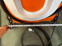 Nettoyeur laser à impulsions refroidi par air 1000W, machine de nettoyage laser à fibre portable pour l'élimination de la rouille, de la peinture, du bois, des moisissures et de l'huile sur les métaux