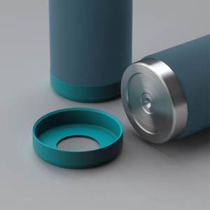 Bouteille d'eau isotherme en acier inoxydable à double paroi sans BPA, avec couvercle anti-fuite et paille, idéale pour le sport, le camping et la randonnée, maintient au chaud pendant 24-36 heures - Product Image 3