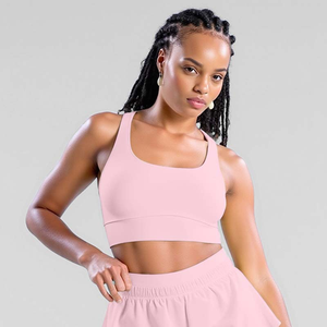 Reggiseno Sportivo da Donna Stile Americano Semplice e alla Moda, Aderente, Senza Cuciture, ad Asciugatura Rapida, per Corsa Indoor, <span class=keywords><strong>Sexy</strong></span> e Atletico - Product Image 2