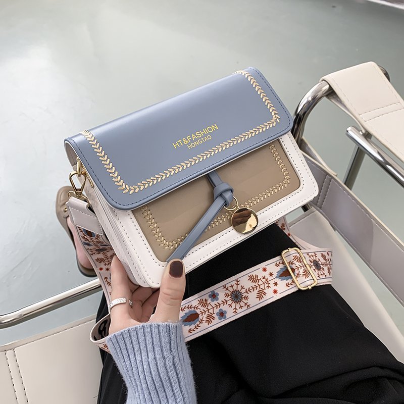 韓国人気ファッション[COVERNAT] SHEER FRILL SHOULDER BAG Fashion Trend Crossbody Single Bag On The New Small Bag New
