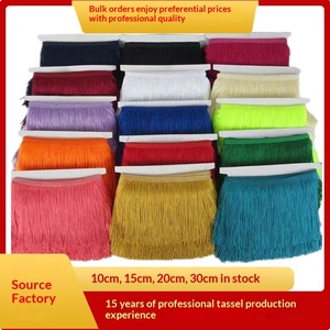 Accessoires en dentelle <span class=keywords><strong>à</strong></span> pompons en stock, 100% polyester, rangées de pompons de 10 <span class=keywords><strong>à</strong></span> 30 cm, pour vêtements de scène, rideaux de lanterne, ruban décoratif DIY - Product Image 5