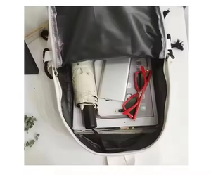 Fashion <b>School</b> Bag Female College Students' <b>Backpack</b> High <b>School</b> Bags Simple Canvas <b>Backpack</b> - Product Image 6