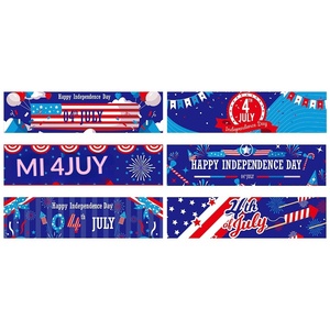 Pegatinas Decorativas Creativas e Impermeables de 8 Pulgadas para Botellas de Agua, Novedad para Fiestas Patrióticas del 4 de Julio, Celebración del Día de la Independencia - Product Image 3