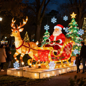 Уличный рождественский фонарь для сада, водонепроницаемый, многоразовый, по цене производителя, энергосберегающий, НОВИНКА для Рождества - Product Image 1