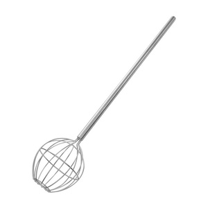 Fouet à œufs professionnel à manche long et ressort, mélangeur manuel en fil de fer, modèle JI-104 pour la cuisine et la pâtisserie - Product Image 5