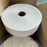Rouleau d'étiquettes d'entretien pour le lavage des vêtements en taffetas de nylon textile vierge bon marché