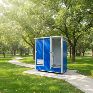 पुनर्नवीनीकरण पोर्टेबल केबिन शौचालय पोड प्रीफैब सुपर सस्ती आउटडोर सार्वजनिक गर्म बिक्री पोर्टेबल बाथरूम पतला शौचालय - Product Image 1