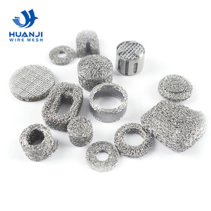 Stainless Steel 304 316 Snow Foam Knitted <b>Wire</b> <b>Mesh</b> / Compressed Filter Gasket / Customized Compressed Knitted <b>Mesh</b> Filter - Product Image 6