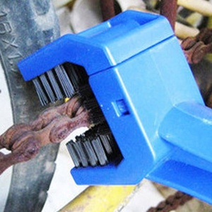 Outils de nettoyage pour vélo de montagne et vélo de route Brosse à volant et rondelle de chaîne pour un nettoyage efficace de la chaîne de vélo - Product Image 3