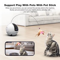 Cámara Inteligente para Mascotas 4MP HD con Seguimiento Automático en Todo el Hogar, Comunicación Bidireccional por Voz, Monitoreo Remoto a través de Smartphone, Cobertura de 360°