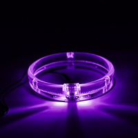 80MM 95MM Angel Eyes 2.5 pouces 3.0 pouces LED Halo anneaux lumière de jour puces COB anneau circulaire avec boîtier en PVC DC 12V