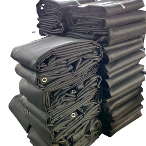 Bâche en maille tricotée noire avec œillets 60-70% utilisation de <span class=keywords><strong>parasol</strong></span> pour maison verte, jardin, auvent, piscines, camion à benne basculante - Product Image 1