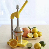 Multifunctionele duurzame handmatige citruspers van roestvrij staal voor sinaasappels, citroenen, granaatappels & groenten