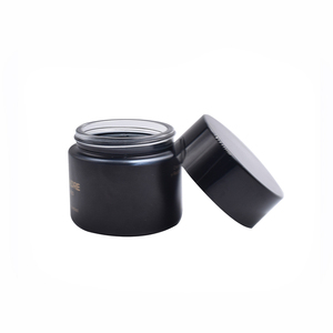 Hot bán mỹ phẩm Chai Thủy Tinh <span class=keywords><strong>10ml</strong></span> 15ml 20ml 30ml 50ml 100ml <span class=keywords><strong>Frosted</strong></span> Trắng lọ kem thủy tinh với màu đen nắp nhựa - Product Image 5