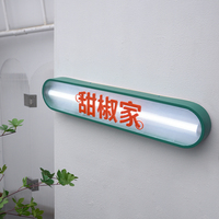 Le fabricant fournit des panneaux d'affichage de boîtes lumineuses en acier inoxydable personnalisés avec des enseignes murales lumineuses boîte à lumière en acrylique
