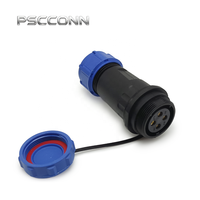 Connecteur étanche IP68 de qualité industrielle PSCCONN SP21 à 7 broches, prise et fiche aviation haute puissance compatibles avec Weipu