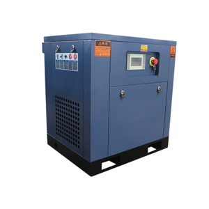 Compresseur d'air stationnaire robuste de type vis Seanoel avec panneau de commande intelligent PLC - pour une utilisation continue en atelier - Product Image 3