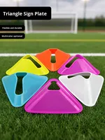 Cônes d'entraînement de football BinYao, cônes d'agilité, marqueur triangulaire, disque, obstacle, plastique souple, épaissi, élastique BY-273