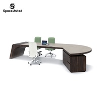 Bureau de direction moderne en bois massif de luxe SpaceUnited