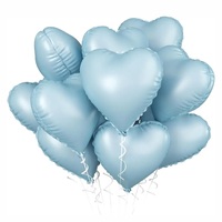 10 pièces/paquet 18 pouces coeur feuille ballons pour bébé douche mariage décoration saint valentin Confession Ballon Bouquet multicolore
